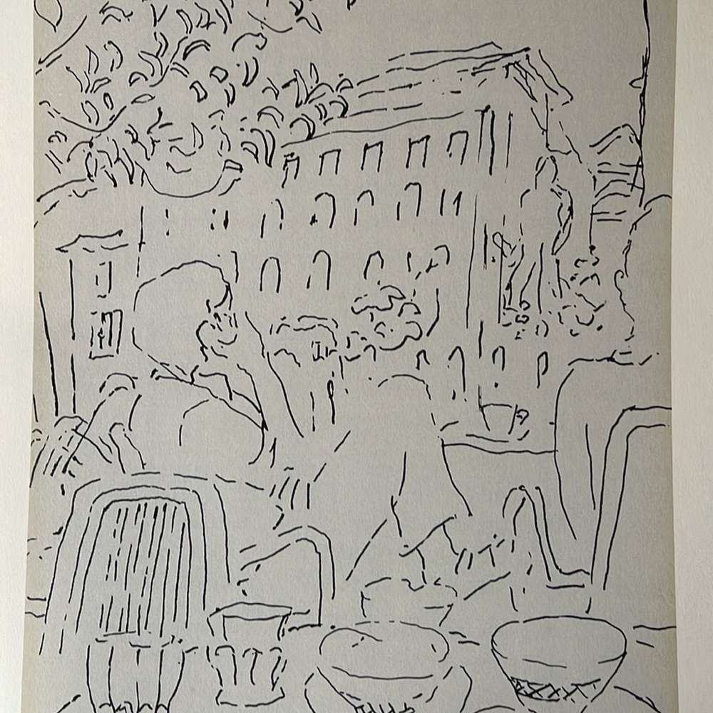 DIPTYQUE “UN CAFÉ À PARIS” POSTER